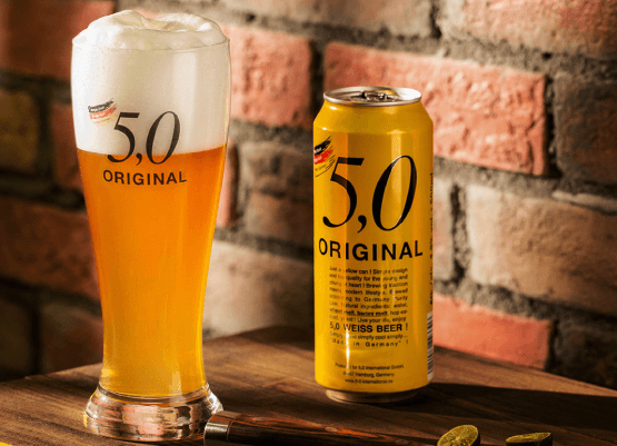 品尝德国奥丁格5.0啤酒