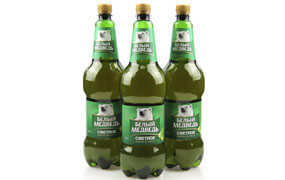 品尝俄罗斯大白熊啤酒