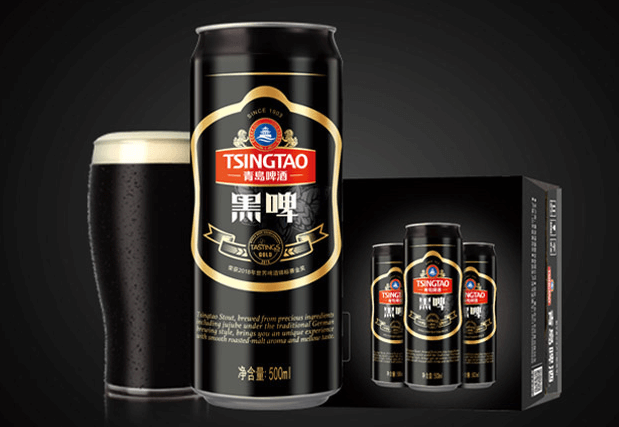 品尝青岛啤酒黑啤 黑色焦香诱惑