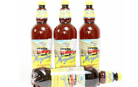 品尝俄罗斯日古丽烈性啤酒