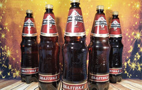 品尝俄罗斯波罗的海9号烈性啤酒